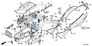 FES125AC drawing BODY COVER/LUGGAGE BOX