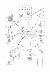 TRACER 7 MTT690 (B4T3) drawing ELECTRICAL 1