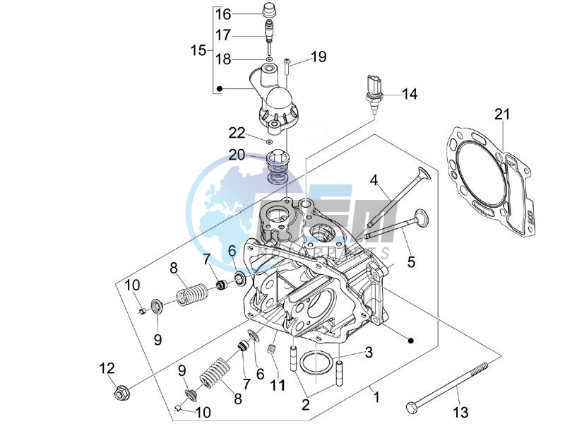 Head unit - Valve