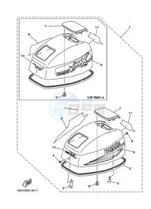 9-9FMHS drawing FAIRING-UPPER