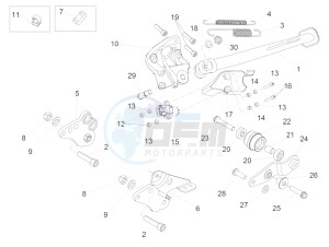 ETV 1200 Caponord Rally USA USA drawing Central stand