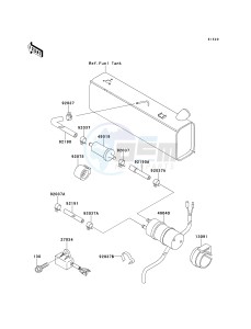 KAF 620 A [MULE 2510 4X4] (A1-A5) [MULE 2510 4X4] drawing FUEL PUMP