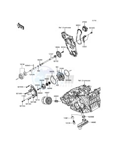 NINJA H2R ZX1000YHF EU drawing Oil Pump