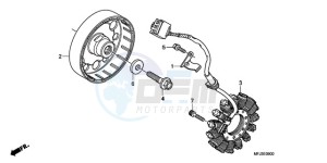 CBR600RRA UK - (E / 3E) drawing GENERATOR