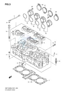 GSF-1250S ABS BANDIT EU drawing CYLINDER HEAD