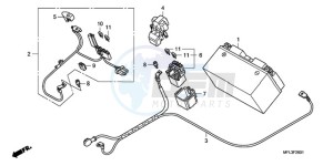 CBR1000RA9 E / ABS MKH REP drawing BATTERY (CBR1000RA)