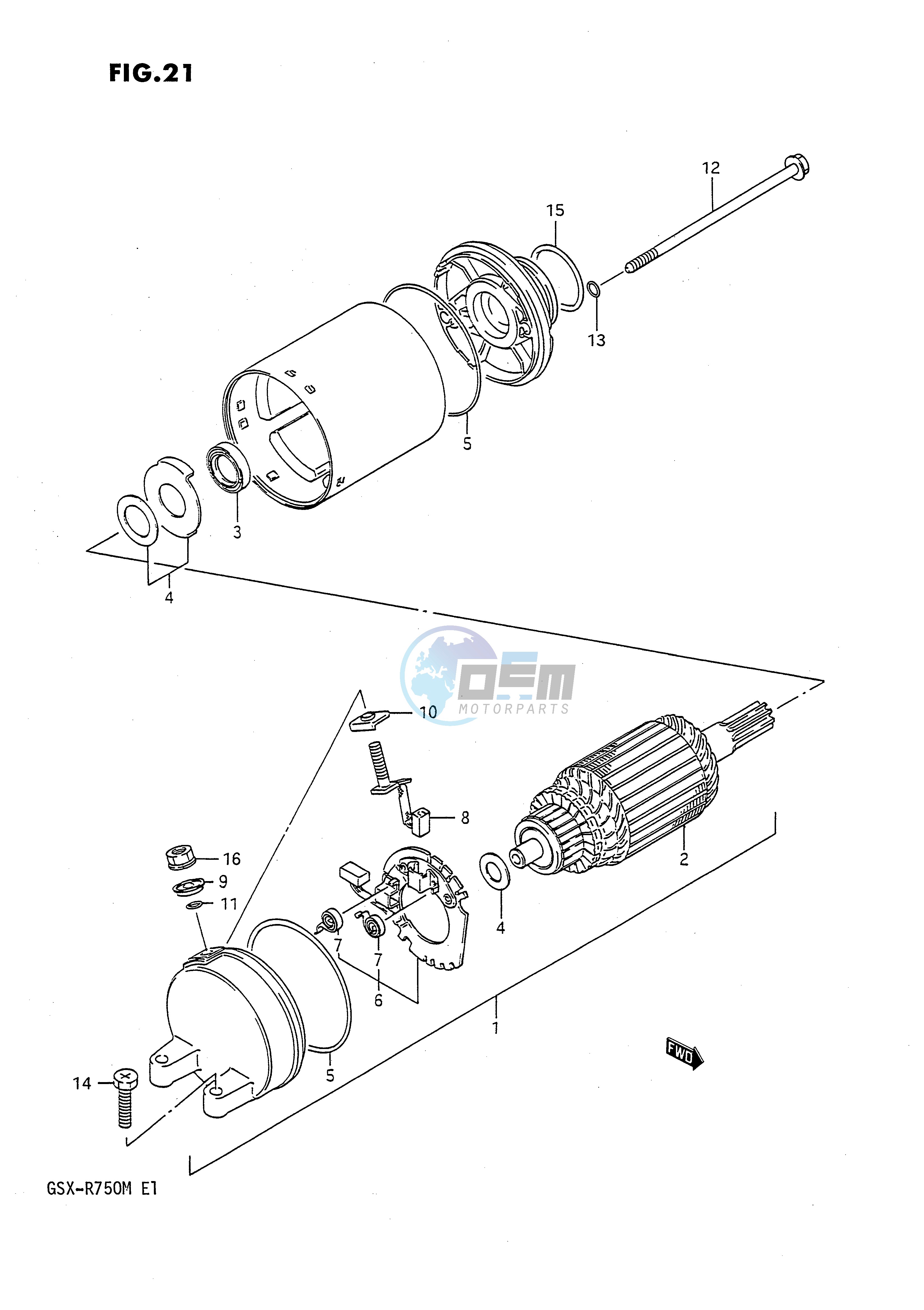 STARTING MOTOR