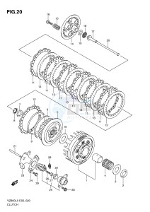 VZ800 (E2) MARAUDER drawing CLUTCH