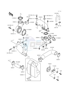 JS 750 A [750 SX] (A1-A4) [750 SX] drawing MUFFLER-- S- -