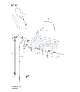 DL650 drawing HANDLEBAR (DL650L1 E24)