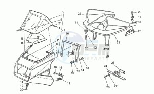 Le Mans 1000 drawing Fairing 1985-1986