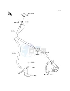 JET SKI ULTRA 300LX JT1500JCF EU drawing Bilge System