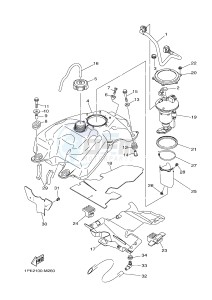 YFM700R YFM7RSED RAPTOR 700 SPECIAL EDITION (1VS2 1VS3 1VS4) drawing FUEL TANK