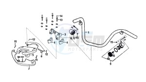 ALLO 50 (25 KM/H) (AJ05WA-NL) (L8-M0) drawing HANDLE PIPE HANDLE COVER / ALLO 50 (25 KM/H) (AJ05WA-NL) (L8-M0)