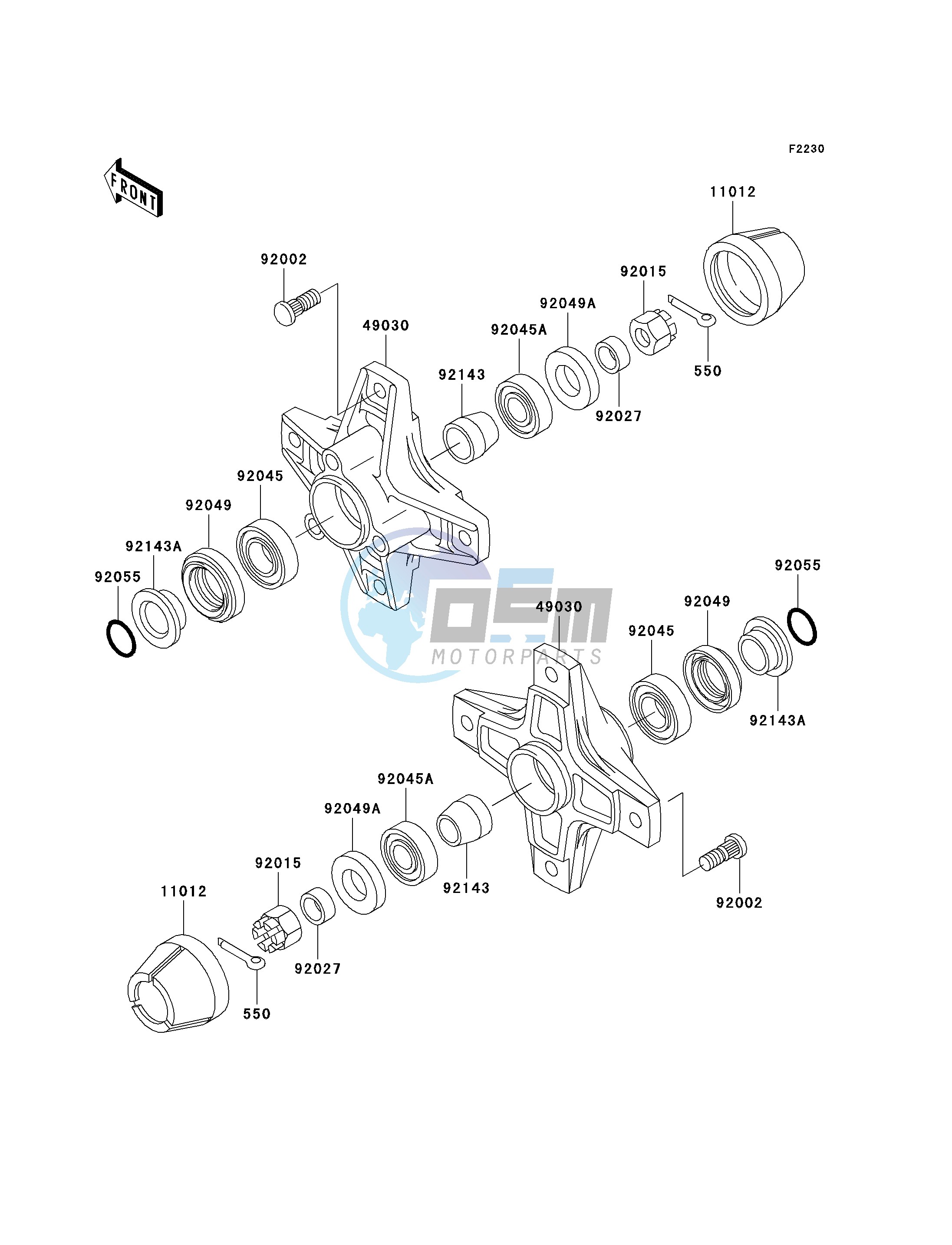 FRONT HUB