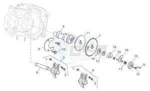 Atlantic 125-200-250 drawing Camshaft