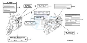 SH300AR9 Europe Direct - (ED / ABS) drawing CAUTION LABEL