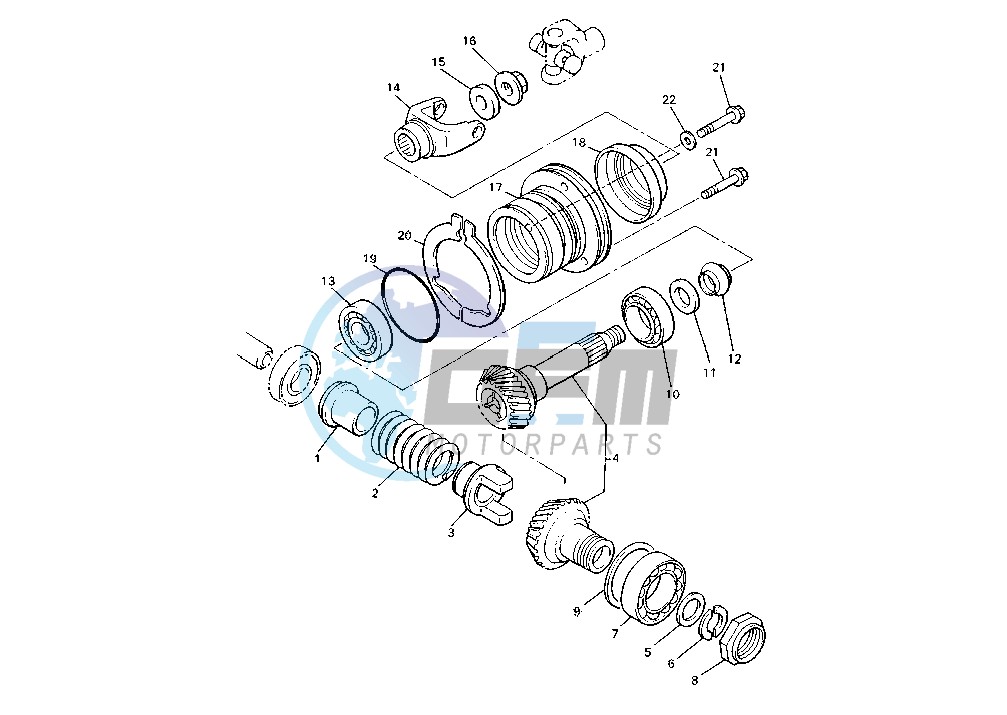 MIDDLE DRIVE GEAR