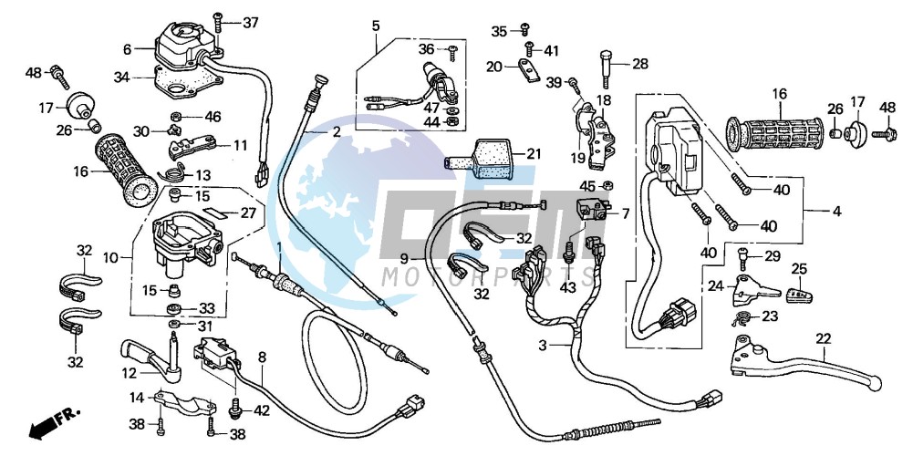 HANDLE LEVER/SWITCH/CABLE