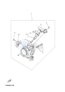 XT660ZA XT660Z ABS TENERE (2BE4 2BE4 2BE4) drawing INTAKE 2