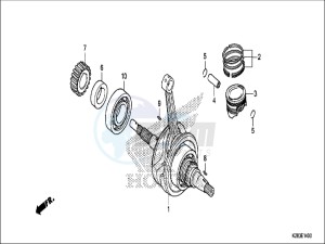 CRF125FBH Europe Direct - (ED) drawing CRANKSHAFT/PISTON