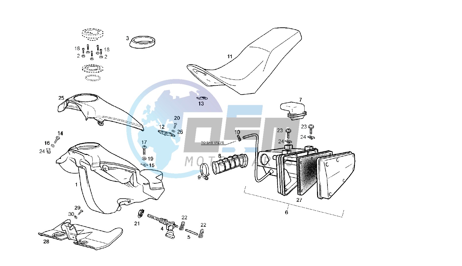 FUEL TANK - SEAT