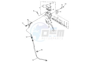 XVZ TF ROYAL STAR VENTURE 1300 drawing FRONT MASTER CYLINDER 2