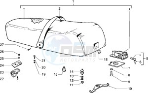 PX 125 E drawing Saddle