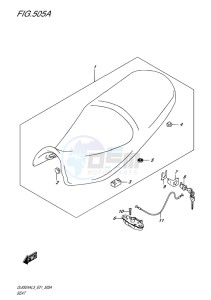 DL650X ABS V-STROM EU drawing SEAT