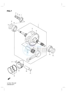 UH125 BURGMAN EU drawing CRANKSHAFT