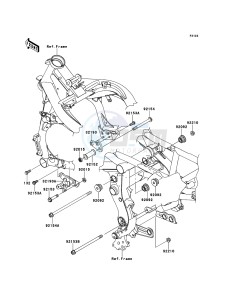 ER-6n ABS ER650DBF XX (EU ME A(FRICA) drawing Engine Mount