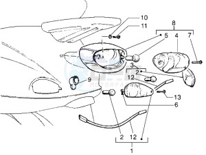 ET2 iniezione 50 drawing Rear Tail light