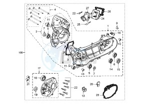 LUDIX 14 ELEGANT - 50 cc drawing CRANKCASE