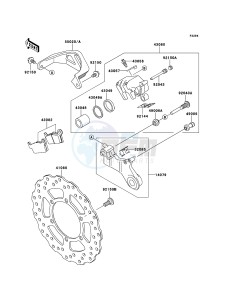 KLX250 KLX250SDF XX (EU ME A(FRICA) drawing Rear Brake