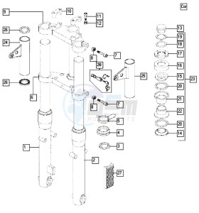 STANDARD_XL_L0-L1 50 L0-L1 drawing Front fork