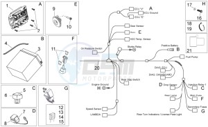 Shiver 750 (AA, JP, K, MAL, T, TW) drawing Electrical system II