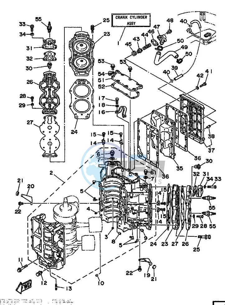 CYLINDER--CRANKCASE