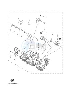 MT09 900 (1RCD 1RCE) drawing INTAKE