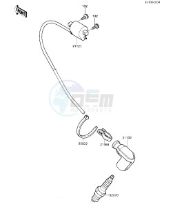 KX 80 N [BIG WHEEL] (N1) [BIG WHEEL] drawing IGNITION SYSTEM