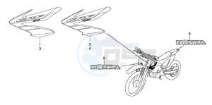 CRF100F drawing MARK (CRF80F4/CRF100F4)