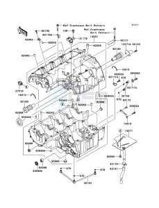 Z750R ZR750NCF UF (UK FA) XX (EU ME A(FRICA) drawing Crankcase