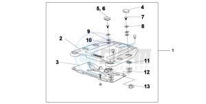 XL1000VA drawing TOP BOX BRACKET