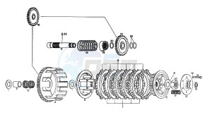 Climber 280 drawing Clutch