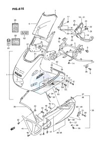 GSX1100 (E2) drawing COWLING (MODEL N P)