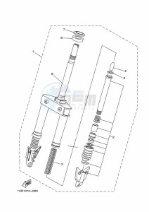 EC-03 drawing FRONT FORK