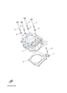 XT660X (10SC 10SC 10SC 10SC) drawing CYLINDER