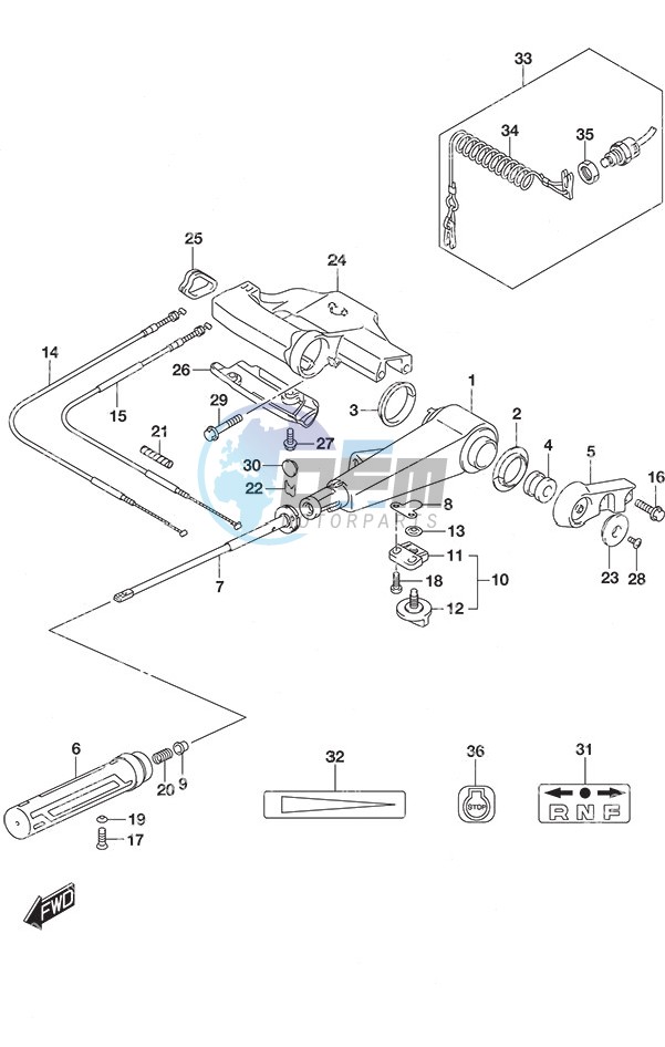 Tiller Handle