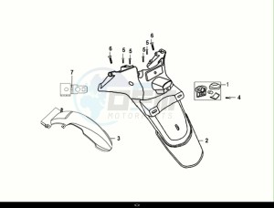 SYMPHONY CARGO 50 (AY05W9-EU) (E5) (M1) drawing REAR FENDER - REAR INNER FENDER