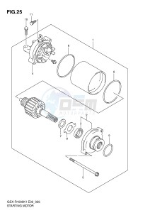 GSX-R1000 (E2) drawing STARTING MOTOR