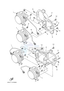 YXZ1000E YXZ10YMXH YXZ1000R EPS (2HCC) drawing HEADLIGHT